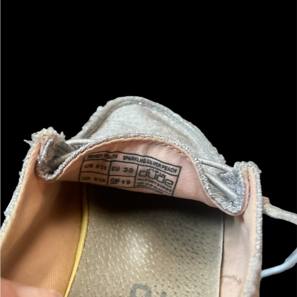 Hey Dude shimmery silver and pink shoes for girls - Picture 6 of 6